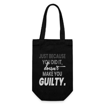 Just Beacause - Gift Bag for Bottles - black - Front