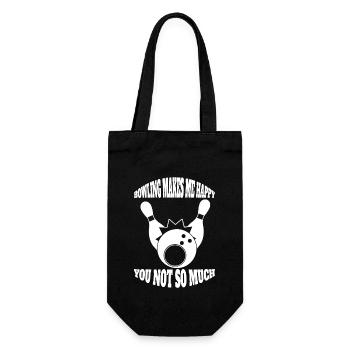 Bowling Kegel Bowling Bowling Bowling Ball Gift - Gift Bag for Bottles - black - Front
