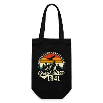 One of a kind since 1941 - Gift Bag for Bottles - black - Front