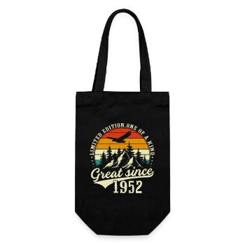 One of a kind since 1952 - Gift Bag for Bottles - black - Front