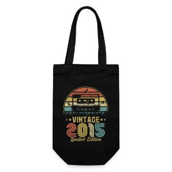 Cassette vintage 2015 - Sac à bouteille - noir - Devant