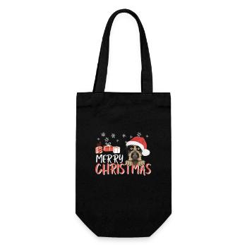 German Wirehair Joyeux Noël - Sac à bouteille - noir - Devant
