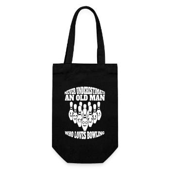 Bowling Kegel Gift Bowling Ball Bowler Bowling - Gift Bag for Bottles - black - Front