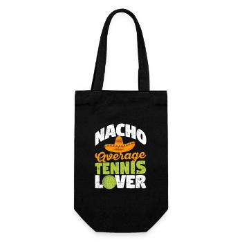 Lustiger mexikanischer Sombrero Spieler Fan Nacho - Geschenkbeutel für Flaschen - Schwarz - Vorne