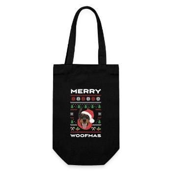 Doberman Joyeux Noël - Sac à bouteille - noir - Devant