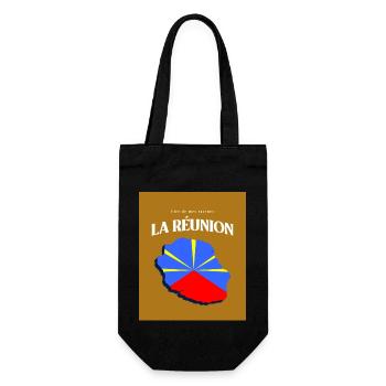 Fier de mes Racines La Réunion Or - Sac à bouteille - noir - Devant
