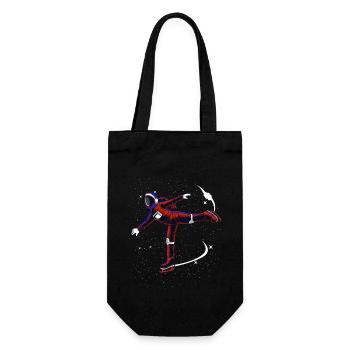 Ice skating Figure skating - Gift Bag for Bottles - black - Front