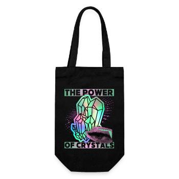Cristaux, cristaux magiques Dire Crystal-Power - Sac à bouteille - noir - Devant