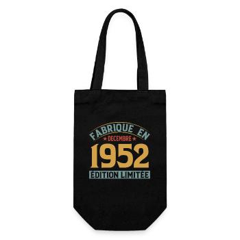 Fabriqué En Décembre 1952 Édition Limitée - Sac à bouteille - noir - Devant