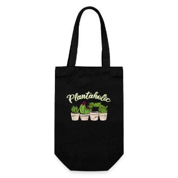 Plantaholic Funny Plant Lover Amoureux des plantes d'intérieur G - Sac à bouteille - noir - Devant