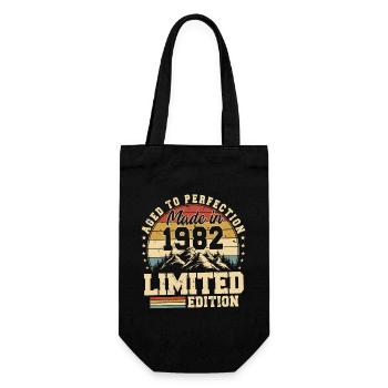 Vieilli À La Perfection Fabriqué En 1982 - Sac à bouteille - noir - Devant