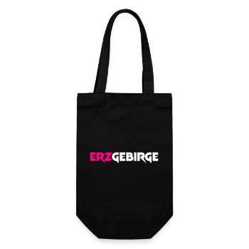 Erzgebirge meine Heimat - Geschenkbeutel für Flaschen - Schwarz - Vorne