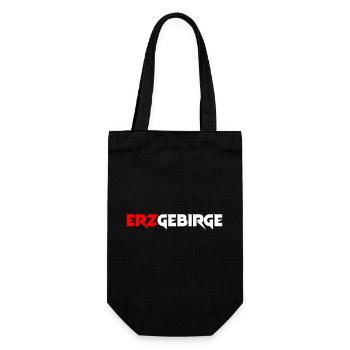 Erzgebirge meine Heimat - Geschenkbeutel für Flaschen - Schwarz - Vorne