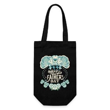 Fête des pères, mysticisme et magie, œil qui voit tout - Sac à bouteille - noir - Devant