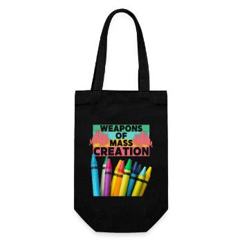 LGBTQ-Design, Künstler, Malen, lustiger Spruch - Geschenkbeutel für Flaschen - Schwarz - Vorne