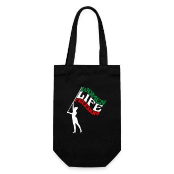 Women Life Freedom - Cute Iranian Women - Gift Bag for Bottles - black - Front