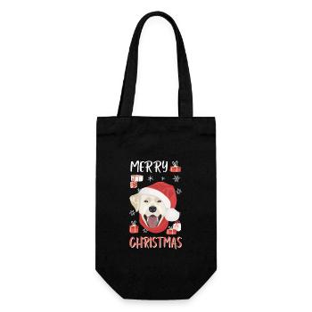 Joyeux Noël Labrador - Sac à bouteille - noir - Devant