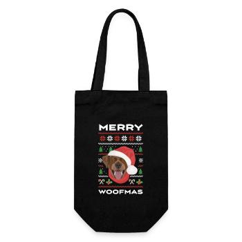 Joyeux Noël Labrador - Sac à bouteille - noir - Devant