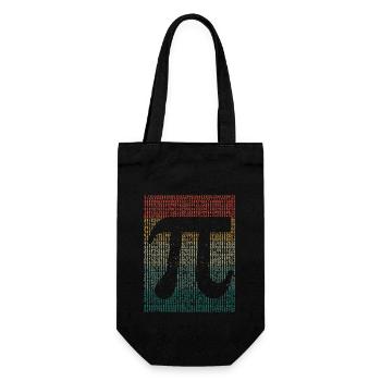 Pi Day 3.14 Cool Funny Nerd Math Lover Geek Rain - Gift Bag for Bottles - black - Front