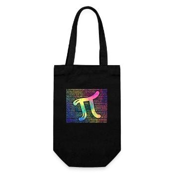 Pi Jour 3.14 Cool Drôle Nerd Math Lover Geek Rain - Sac à bouteille - noir - Devant
