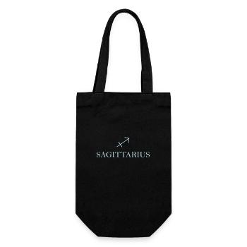 Zodiac sign Sagittarius Sagittarius Constellation - Gift Bag for Bottles - black - Front