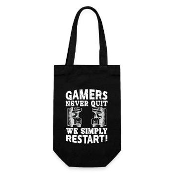 Gamers Outfit - Gift Bag for Bottles - black - Front