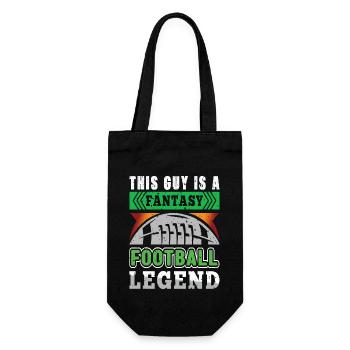 Fantasy Football - Gift Bag for Bottles - black - Front