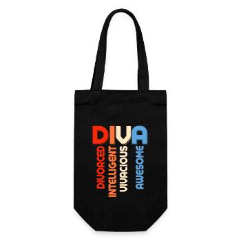 DIVA - Divoced Intelligent Vivacious Awesome Ex-Wi - Sac à bouteille - noir - Devant