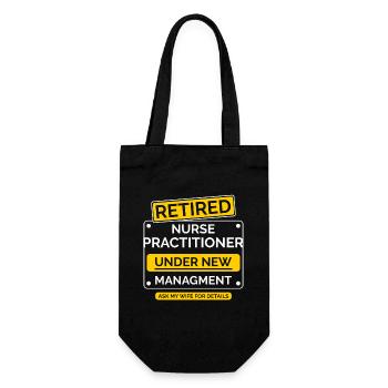 Retraite infirmière - Sac à bouteille - noir - Devant