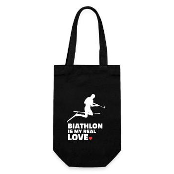 J’adore Biathlon Silhouette de biathlon élégant - Sac à bouteille - noir - Devant