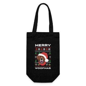 Joyeux Noël Labrador - Sac à bouteille - noir - Devant