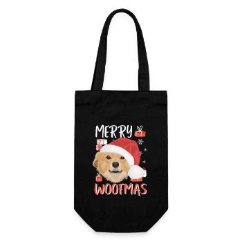 Retriever de la Nouvelle-Écosse Joyeux Noël - Sac à bouteille - noir - Devant