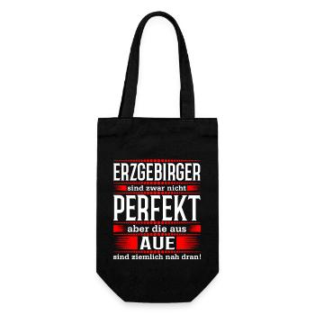 Aue - Geschenkbeutel für Flaschen - Schwarz - Vorne