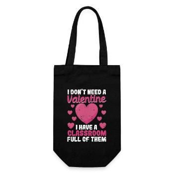 I don't need a Valentine's card, I have a - Gift Bag for Bottles - black - Front