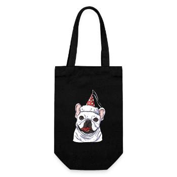 Français Bulldog - Sac à bouteille - noir - Devant
