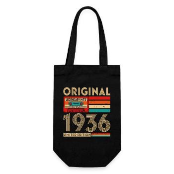 Original legendäre Hits Best of 1936 - Geschenkbeutel für Flaschen - Schwarz - Vorne