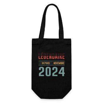 Légendaire Depuis Novembre 2024 Anniversaire - Sac à bouteille - noir - Devant