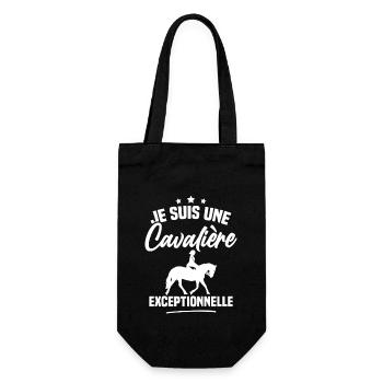 Je suis une cavalière exceptionnelle - Sac à bouteille - noir - Devant