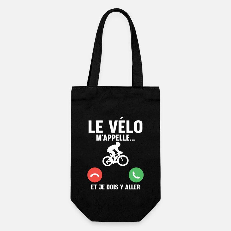 Le vélo m'appelle - Sac à bouteille - noir