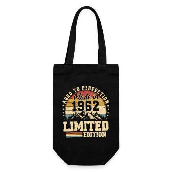 One of a kind since 1962 - Gift Bag for Bottles - black - Front
