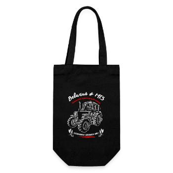 Belarus MTS / Legenden sterben nie. Ostalgie - Geschenkbeutel für Flaschen - Schwarz - Vorne