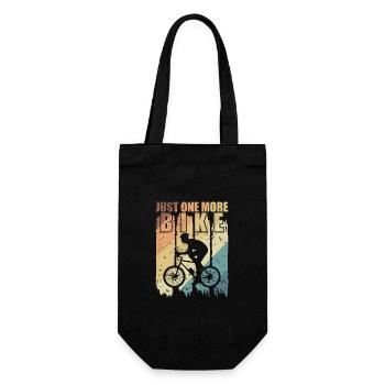 Just One More Bike Cycling Fitness - Gift Bag for Bottles - black - Front