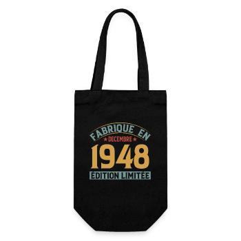Fabriqué En Décembre 1948 Édition Limitée - Sac à bouteille - noir - Devant