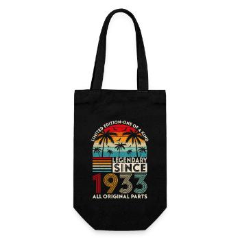 Légendaire Depuis 1933 Toutes Les Pièces D'origine - Sac à bouteille - noir - Devant