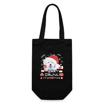 Maltese Christmas Market - Gift Bag for Bottles - black - Front