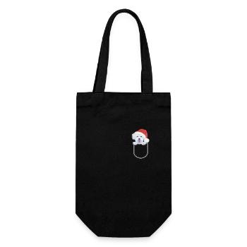 Malteser Merry Christmas - Gift Bag for Bottles - black - Front