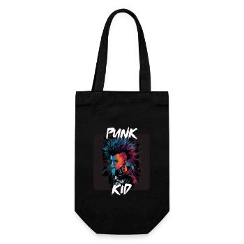 Graffiti Style - Cool Punk Kid 7 - Gift Bag for Bottles - black - Front