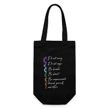Maître Reiki Chakra Spirituel Holistique - Sac à bouteille - noir - Devant