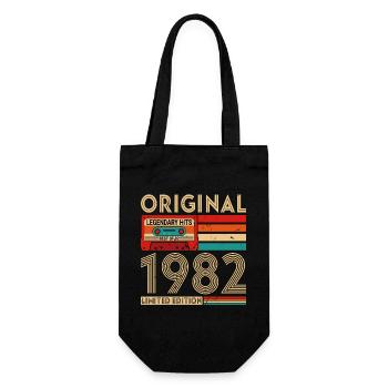 Original legendary hits Best of 1982 - Gift Bag for Bottles - black - Front