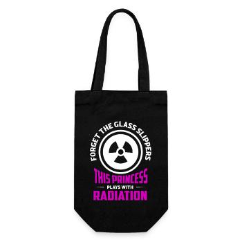 Cette princesse joue avec Radiation Rad Tech Radiol - Sac à bouteille - noir - Devant